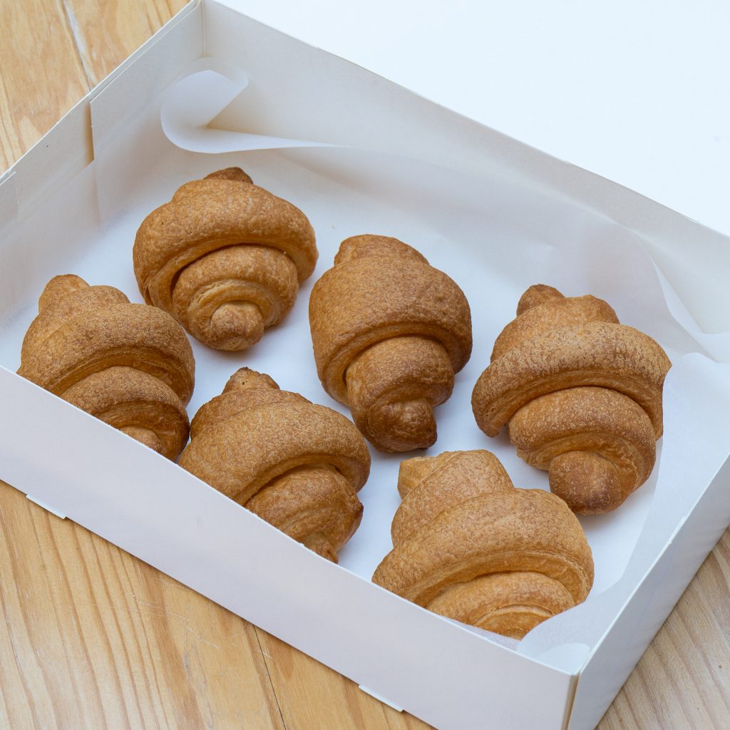 Croissants de mantequilla sin gluten