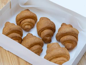 Croissants de mantequilla sin gluten