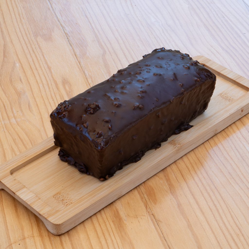 Bizcocho marmolado con cobertura crujiente de chocolate receta sin gluten cerca de barcelona envio a domicilio