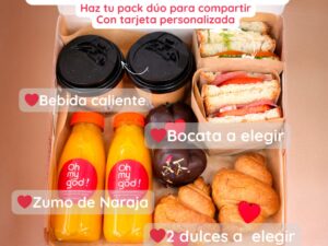 Desayuno San Valentín: Pack Desayuno Sorpresa | Oh my God